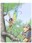 Pixie vs. Orc in color
